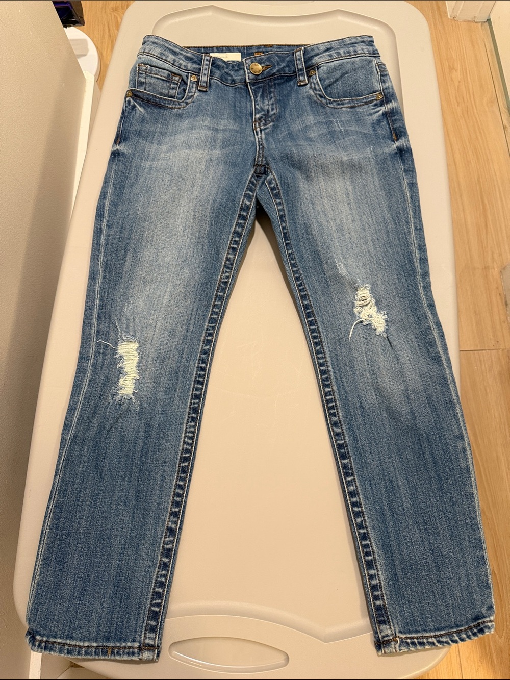 Kut from the Kloth Light Blue Straight Leg Jeans